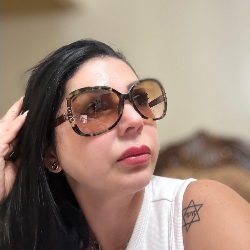 Tory Burch Brown Tortoise Sunglasses
